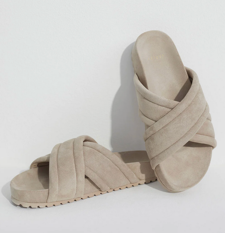 Varley ronley quilted slides | Buy Pilates Clothing Online