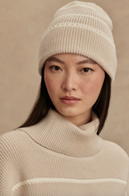 Load image into Gallery viewer, Ronan Stitch Stripe Beanie
