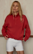 Sian Cropped Half Zip Midlayer