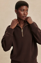 Load image into Gallery viewer, Varley Hawley Half Zip Sweat
