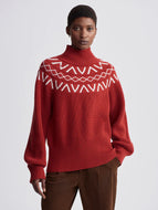 Varley Marcie Fairisle Yoke Knit
